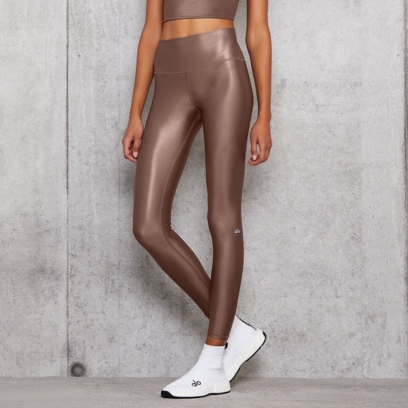 ALO Yoga Pants - ALO High Waisted Yoga Shine Airbrush Leggings XS